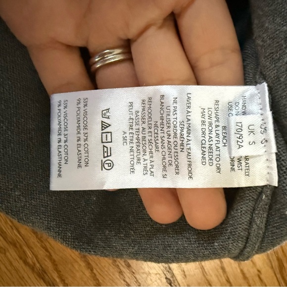 Free People Flounce Hem Sweater Dress • Gray • Size Small - Picture 6 of 11